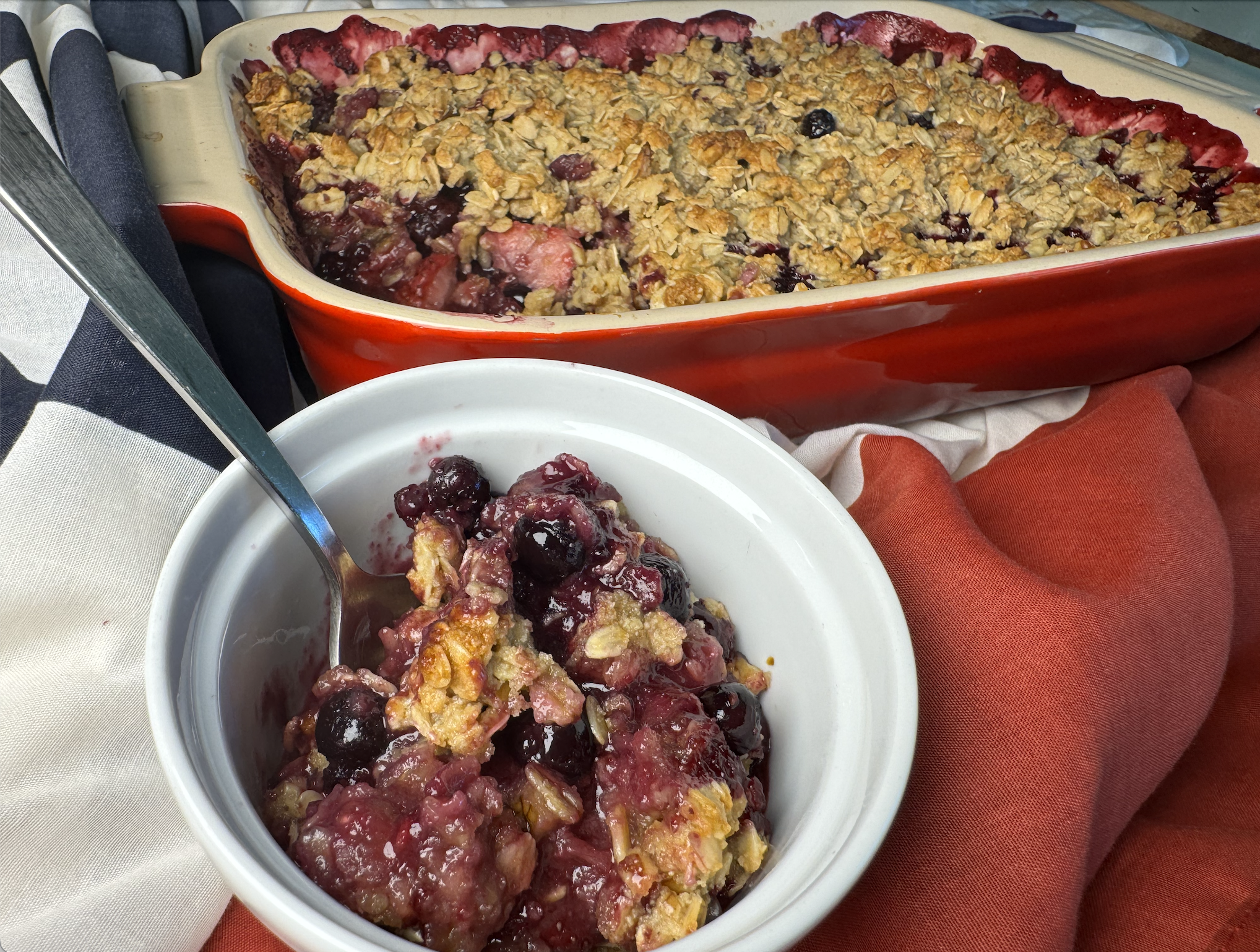 Healthy Gluten-Free Triple Berry Cobbler for 4th July — iGnite